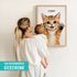 Baby-Poster personalisiert mit Handabdruck – Tierposter Geschenke zur Geburt, Taufgeschenke & Geburtsgeschenke SpecialMe®preview