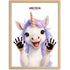 Baby-Poster personalisiert mit Handabdruck – Tierposter Geschenke zur Geburt, Taufgeschenke & Geburtsgeschenke SpecialMe®preview