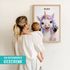 Baby-Poster personalisiert mit Handabdruck – Tierposter Geschenke zur Geburt, Taufgeschenke & Geburtsgeschenke SpecialMe®preview