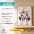 Baby-Poster personalisiert mit Handabdruck – Tierposter Geschenke zur Geburt, Taufgeschenke & Geburtsgeschenke SpecialMe®preview