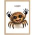 Baby-Poster personalisiert mit Handabdruck – Tierposter Geschenke zur Geburt, Taufgeschenke & Geburtsgeschenke SpecialMe®preview