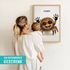 Baby-Poster personalisiert mit Handabdruck – Tierposter Geschenke zur Geburt, Taufgeschenke & Geburtsgeschenke SpecialMe®preview