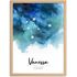 Baby Poster Sternzeichen personalisiert | Geburtsposter mit Sternbild Name Geburtsdatum  |Geschenkidee Taufe SpecialMe® preview