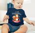 Baby Shirt Kurzarm Eichhörnchen Weihnachtsmotiv personalisiert Spruch Mein erstes Weihnachten XMAS Outfit Babyshirt SpecialMe®preview