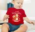 Baby Shirt Kurzarm Eichhörnchen Weihnachtsmotiv personalisiert Spruch Mein erstes Weihnachten XMAS Outfit Babyshirt SpecialMe®preview