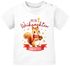 Baby Shirt Kurzarm Eichhörnchen Weihnachtsmotiv personalisiert Spruch Mein erstes Weihnachten XMAS Outfit Babyshirt SpecialMe®preview