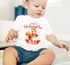 Baby Shirt Kurzarm Eichhörnchen Weihnachtsmotiv personalisiert Spruch Mein erstes Weihnachten XMAS Outfit Babyshirt SpecialMe®preview