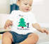 Baby Shirt kurzarm erstes Weihnachten Design Tannenbaum Weihnachtsoutfit Newborn Einjährige Babyshirt Jungen MoonWorks®preview