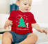 Baby Shirt kurzarm erstes Weihnachten Design Tannenbaum Weihnachtsoutfit Newborn Einjährige Babyshirt Jungen MoonWorks®preview