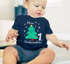 Baby Shirt kurzarm erstes Weihnachten Design Tannenbaum Weihnachtsoutfit Newborn Einjährige Babyshirt Jungen MoonWorks®preview