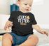 Baby Shirt kurzarm Kekstester mit Wunschname personalisiert Cookie Monster Weihnachten XMAS Outfit Babyshirt Jungen MoonWorks®preview