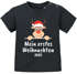 Baby Shirt kurzarm Mein erstes Weihnachten 2025 Rentier XMAS Outfit Newborn Einjährige Jungen Mädchen MoonWorks®preview