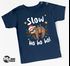 Baby Shirt kurzarm Weihnachten Slow Ho ho ho Faultier Babyshirt Jungen MädchenMoonworks®preview