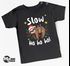 Baby Shirt kurzarm Weihnachten Slow Ho ho ho Faultier Babyshirt Jungen MädchenMoonworks®preview