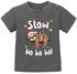 Baby Shirt kurzarm Weihnachten Slow Ho ho ho Faultier Babyshirt Jungen MädchenMoonworks®preview