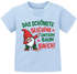 Baby Shirt kurzarm Weihnachten Spruch lustig Wichtel Print XMAS Outfit Einjöhrige Jungen Mädchen MoonWorks®preview