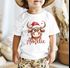 Baby Shirt kurzarm Weihnachten Weihnachtstiere Rentier Elch Kuh personalisiert mit Namen Babyshirt Jungen Mädchen SpecialMe®preview