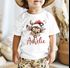 Baby Shirt kurzarm Weihnachten Weihnachtstiere Rentier Elch Kuh personalisiert mit Namen Babyshirt Jungen Mädchen SpecialMe®preview