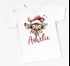 Baby Shirt kurzarm Weihnachten Weihnachtstiere Rentier Elch Kuh personalisiert mit Namen Babyshirt Jungen Mädchen SpecialMe®preview