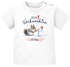 Baby Shirt kurzarm Weihnachten Wintermotiv personalisiert mit Name Aufdruck Christmas Outfit Neugeborene Einjährige Jungen Mädchen SpecialMe®preview