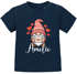 Baby Shirt kurzarm Wichtel Design Weihnachten personalisiert mit Name Weihnachtsoutfit Jungen Mädchen SpecialMe®preview