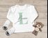 Baby-Shirt Langarm personalisiert Name Buchstabe Initiale Pastellfarben Namen Wunschname Junge/Mädchen Baumwolle SpecialMe®preview