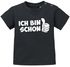 Baby T-Shirt 1. Geburtstag Ich bin schon 1 Comic-Hand Geburtstagsshirt kurzarm Bio-Baumwolle MoonWorks®preview