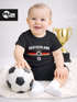 Baby T-Shirt Fußball Fanshirt WM 2026 Deutschlandshirt Trikot-Stil personalisiert Name Nummer Baumwolle Moonworks®preview
