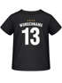 Baby T-Shirt Fußball Fanshirt WM 2026 Deutschlandshirt Trikot-Stil personalisiert Name Nummer Baumwolle Moonworks®preview
