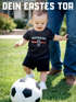 Baby T-Shirt Fußball Fanshirt WM 2026 Deutschlandshirt Trikot-Stil personalisiert Name Nummer Baumwolle Moonworks®preview