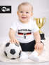 Baby T-Shirt Fußball Fanshirt WM 2026 Deutschlandshirt Trikot-Stil personalisiert Name Nummer Baumwolle Moonworks®preview