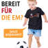 Baby T-Shirt Fussball Trikot mit Name und Wunschzahl Deutschland EM 2026 personalisierbares Fanshirt Junge/Mädchen Moonworks®preview