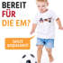 Baby T-Shirt Fussball Trikot mit Name und Wunschzahl Deutschland EM 2026 personalisierbares Fanshirt Junge/Mädchen Moonworks®preview