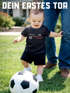 Baby T-Shirt Fußball WM 2026 Fanshirt Deutschlandshirt Trikot-Stil personalisiert Name Nummer Baumwolle Moonworks®preview
