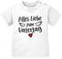 Baby T-Shirt kurzarm Alles Liebe zum Muttertag Flügel Herz Geschenk für Mama liebevoller Spruch SpecialMe® preview