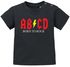 Baby T-Shirt kurzarm Babyshirt Born to Rock ABCD Hardrock Jungen Mädchen Shirt Moonworks®preview