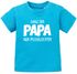 Baby T-Shirt kurzarm Babyshirt Ganz der Papa, nur pflegeleichter Spruch lustig Jungen Shirt Moonworks®preview