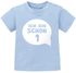 Baby T-Shirt kurzarm Babyshirt Geburtstag Ich bin schon 1 Jahr Eins Geschenk Jungen Mädchen Shirt Moonworks®preview