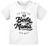 Baby T-Shirt kurzarm Babyshirt Ich habe die beste Mama der Welt Spruch Geschenk Jungen Mädchen Moonworks®preview