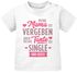 Baby T-Shirt kurzarm Babyshirt Spruch Tante Meine Tante ist single und heiß Jungen Mädchen Shirt Moonworks®preview