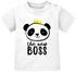 Baby T-Shirt kurzarm Babyshirt The new Boss in town Jungen Mädchen Shirt Moonworks®preview