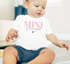 Baby T-Shirt kurzarm im Mini Me Style personalisiert mit Wunschname Familienname Geschenkidee Geburt Taufe Bio Baumwolle SpecialMe®preview