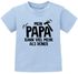Baby T-Shirt kurzarm Mein Papa kann viel mehr als deiner Jungen Mädchen Oberteil Bio-Baumwolle Moonworks®preview