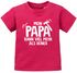 Baby T-Shirt kurzarm Mein Papa kann viel mehr als deiner Jungen Mädchen Oberteil Bio-Baumwolle Moonworks®preview