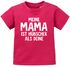 Baby T-Shirt kurzarm Meine Mama ist hübscher als deine Jungen Mädchen Oberteil Bio-Baumwolle Moonworks®preview