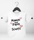 Baby T-Shirt kurzarm mit Spruch Mamas und Papas Schatz mit Herzen Jungen Mädchen Shirt Moonworks®preview