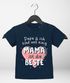 Baby T-Shirt kurzarm mit Spruch Papa und ich sind uns einig Mama ist die Beste Herz Babyshirt Mädchen/Jungen Moonworks®preview