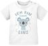 Baby T-Shirt kurzarm mit Spruch zum Geburtstag ich bin schon eins Tiermotive Geschenk für Einjährige Bio-Baumwolle SpecialMe®preview