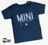 Baby T-Shirt kurzarm personalisiert - Schriftzug Mini mit Name Familienname - Geschenkidee Geburt Taufe Bio Baumwolle SpecialMe®preview