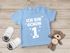 Baby T-Shirt kurzarm Spruch Ich bin schon 1 - 1. Geburtstag Baby Kinder Geschenk für Einjährige Moonworks®preview